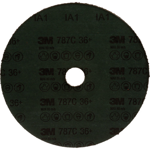 787C Fibre Disc, Ceramic, 36+, 7" Dia x 7/8" Arbor Equipex