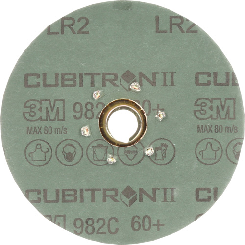 Cubitron II 982C Fibre Disc, Ceramic, 60+, 4-1/2" Dia Equipex