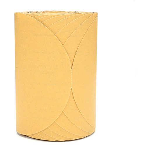 Rouleau de disques dor&eacute;s 216U Stikit, Oxyde d'aluminium, 6" la x 87' lo, Grain P180 Equipex