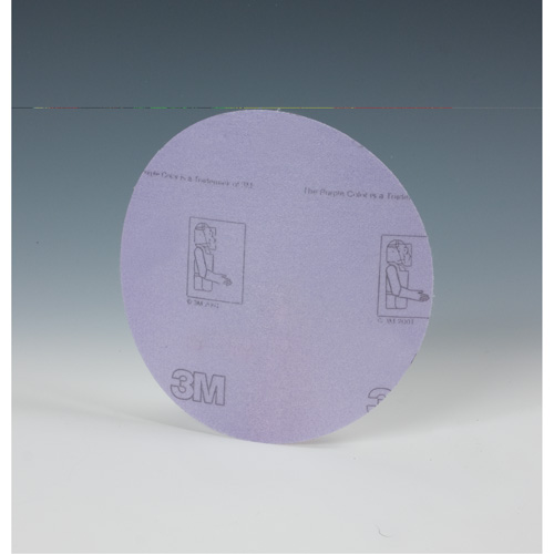 Disque avec pellicule de support 360L Hookit, 5" dia., Grain P220, Oxyde d'aluminium Equipex
