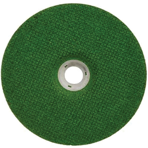 Meule &agrave; moyeu d&eacute;port&eacute; Green Corps, 7" x 1/8", Arbre 7/8", C&eacute;ramique, Type 27 Equipex