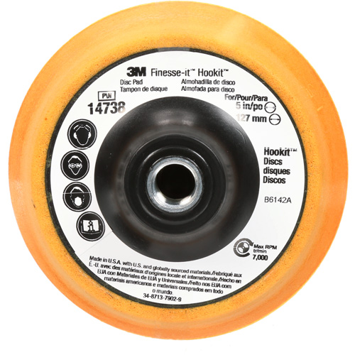 Tampon pour disque Finesse-it Hookit, 5" dia. Equipex