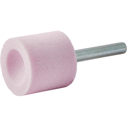 Meule mont&eacute;e vitrifi&eacute;e, A38, Oxyde d'aluminium, 1" dia., 1" lo, 80 Grain Equipex