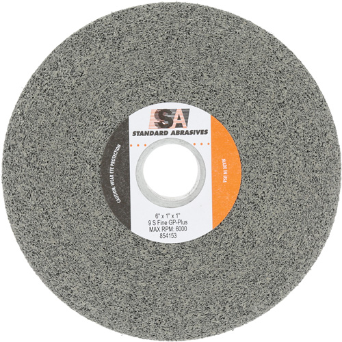 Standard Abrasives General Purpose Plus Wheel, 6" x 1", 1" Arbor, Silicon Carbide Equipex