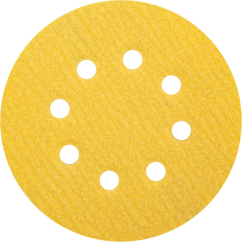 Gold Reserve A296 Paper H&L Vacuum Disc, 5" Dia., 120 Grit, Aluminum Oxide, C-Weight Equipex
