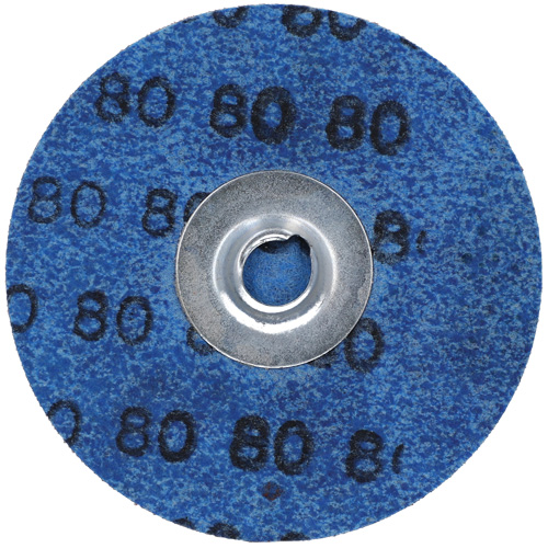 Disques en tissu &agrave; changement rapide Gemini R766/R228, 3" dia., Grain 80, Oxyde d'aluminium Equipex