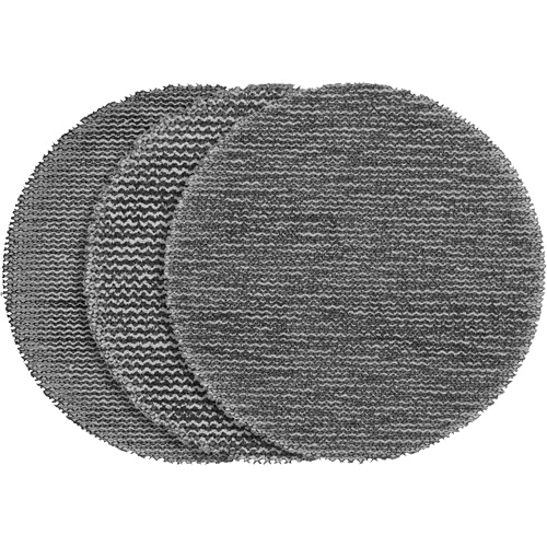 Disques de ponçage avec maille antid&eacute;chirure PowerGrid, dia 3", Grain Assorti, Oxyde d'aluminium Equipex