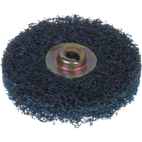Disque HS &agrave; changement rapide pour polissage et m&eacute;lange, 2" dia., Grain Moyen, Oxyde d'aluminium Equipex