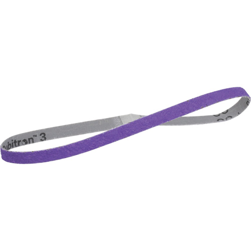 Cubitron 3 Cloth Belt 1184F, 1/2" W x 24" L, Ceramic, 60+ Grit Equipex