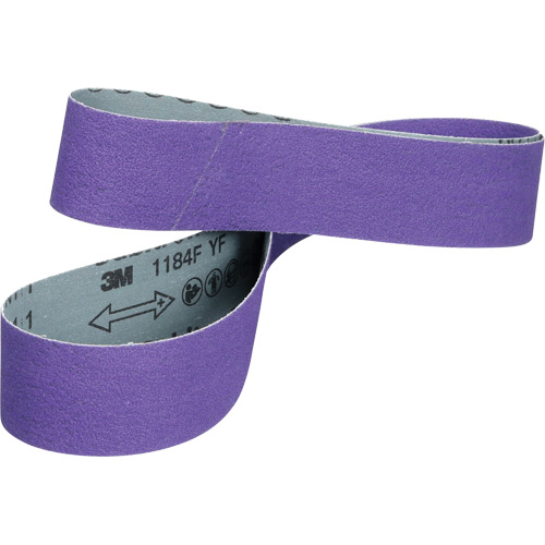 Cubitron 3 Cloth Belt 1184F, 2" W x 132" L, Ceramic, 80+ Grit Equipex