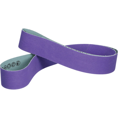 Cubitron 3 Cloth Belt 1184F, 2" x 132" L, Ceramic, 60+ Grit Equipex