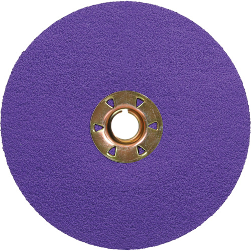 Cubitron 3 Quick-Change Fibre Disc, Ceramic, 80+, 5" Dia Equipex
