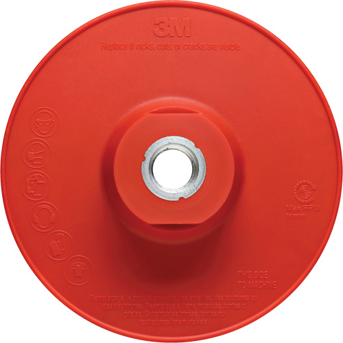 Ribbed Back-Up Pad, 4" Equipex
