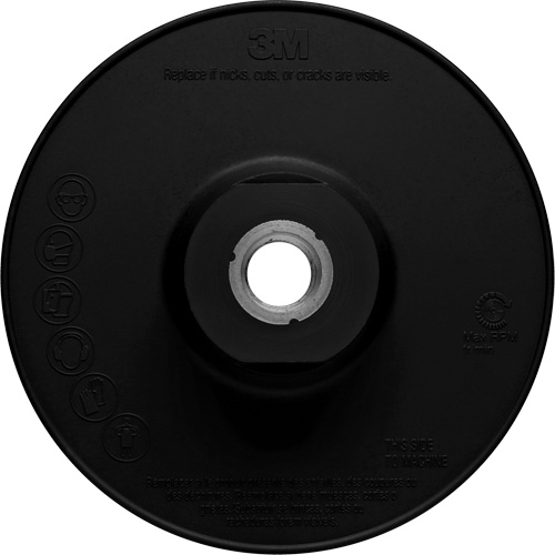 Ribbed Back-Up Pad, 4" Equipex