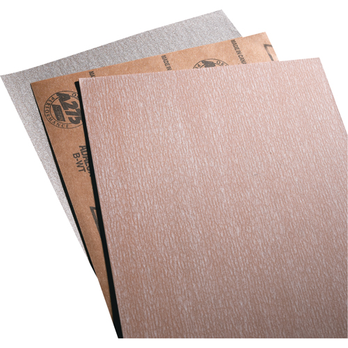 Sandpaper, Paper Sheets - No-Fil Adalox A275, 9" x 11", 80 Grit, Aluminum Oxide Equipex