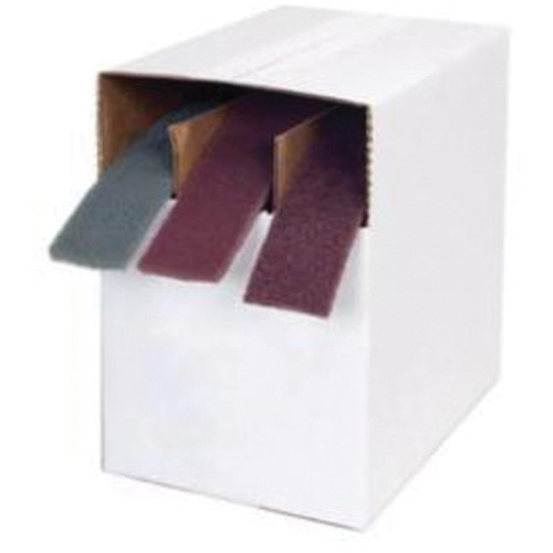 Rouleau de papiers abrasifs non tiss&eacute;s assortis Bear-Tex, Multigrain, Oxyde d'aluminium/Carbure de silicium, 2" la x 5 vg lo Equipex
