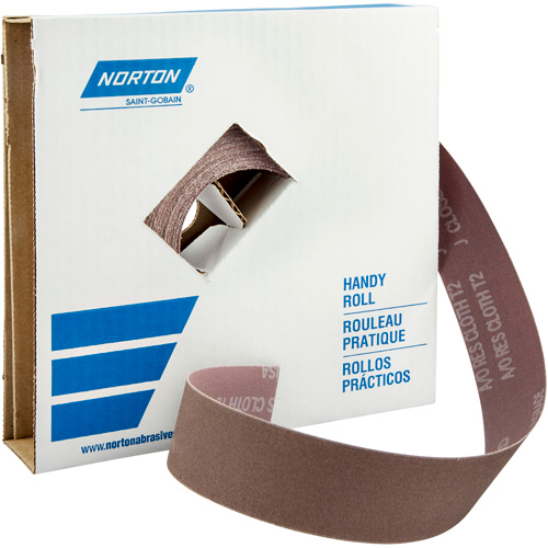 Metalite&reg; K225 Shop Rolls, Aluminum Oxide, 1-1/2" W x 150' L, P50-X Grit Equipex