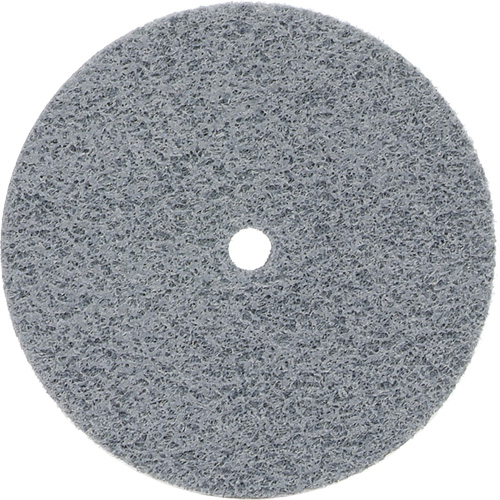 Disque unifi&eacute; non tiss&eacute; Bear-Tex, 3" x 1/4", Arbre de 3/8", Grain de Fin, Carbure de silicium Equipex