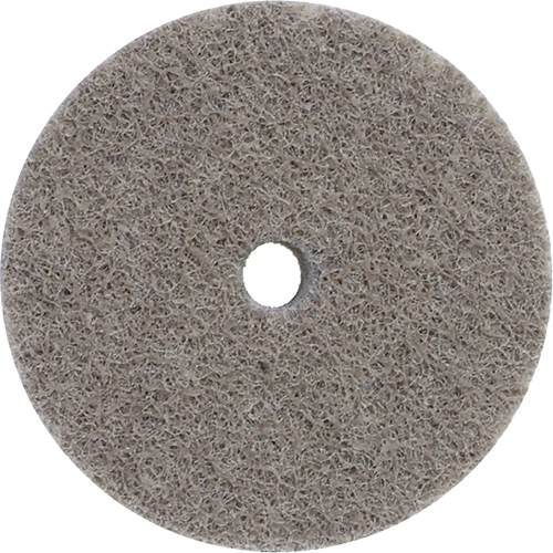 Bear-Tex&reg; Non-Woven Unified Wheel, 3" x 1/4", 3/8" Arbor, Fine Grit, Aluminum Oxide Equipex