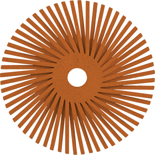 Scotch-Brite Type A Precision Radial Bristle Brush PN-RB, Ceramic, 80+ Grit, 3" Dia. Equipex
