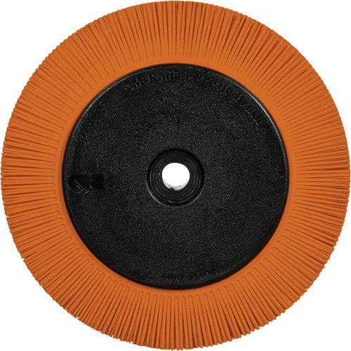 Scotch-Brite Type S Precision Radial Bristle Brush PN-RB with Flange, Ceramic, 80+ Grit, 8" Dia. Equipex