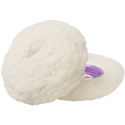 Tampon de polissage &agrave; faible peluchage Perfect-It, 4" dia., Laine Equipex