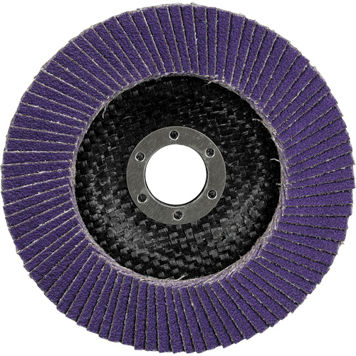 Cubitron 3 Conical  Flap Disc 1169F, 5" x 7/8", Type T29, 80+ Grit, Ceramic Equipex