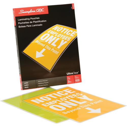 Laminated Letter Size Pouch Equipex