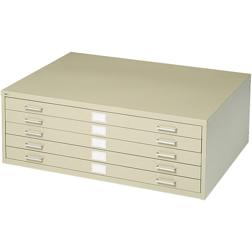 Classeurs en acier pour plans, 5 Tiroirs, 40-3/8" la x 29-3/8" p x 16-1/2" h Equipex
