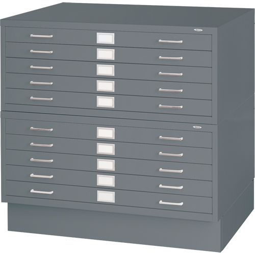 Classeurs en acier pour plans, 5 Tiroirs, 40-3/8" la x 29-3/8" p x 16-1/2" h Equipex