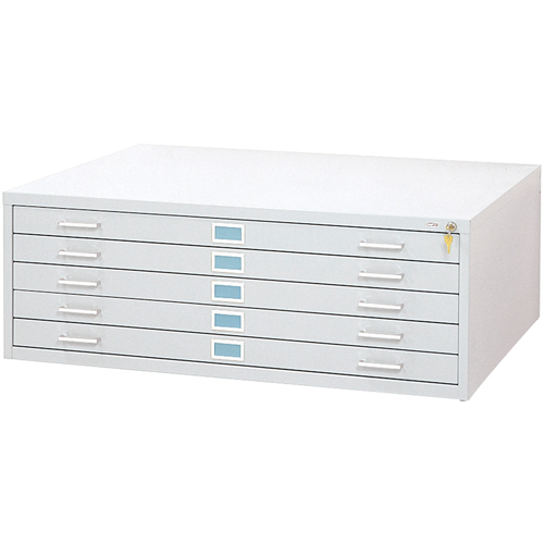 Classeurs En Acier Pour Plans-5 Tiroirs, 5 Tiroirs, 46-3/8" la x 35-3/8" p x 16-1/2" h Equipex