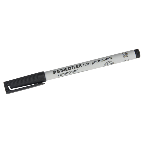 Lumocolor&reg; Non Permanent Medium Tip Black Marker Equipex