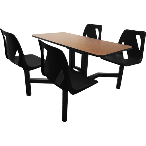 Ensemble agglom&eacute;r&eacute; de quatre si&egrave;ges de plancher Equipex
