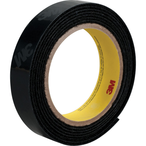 Attache ignifug&eacute;e, Crochet, 50 vg x 3/4", Cousu, Noir Equipex