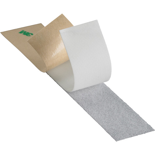 Fastener, Hook, 25 yds x 1", Adhesive, White Equipex