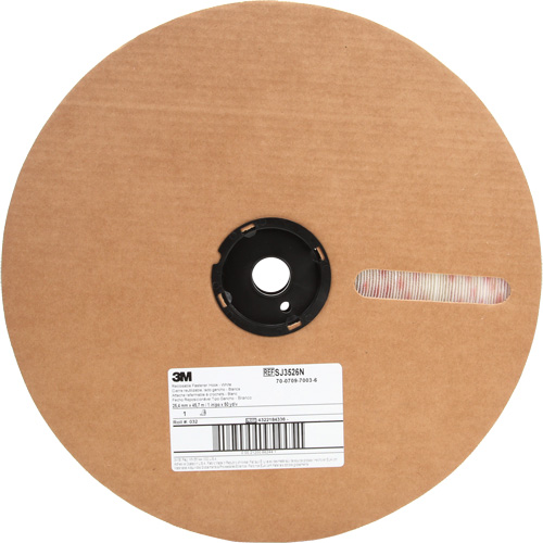 Attache, Boucle, 50 vg x 5/8", Adh&eacute;sif, Blanc Equipex