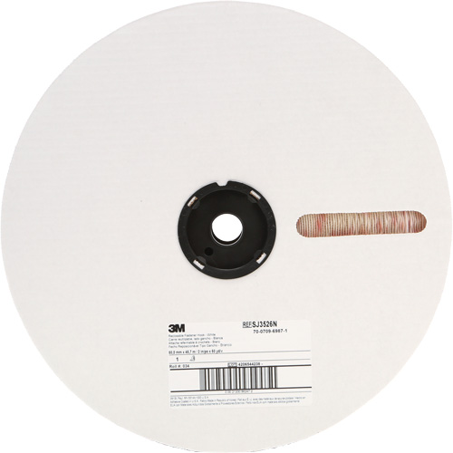 Attache, Boucle, 50 vg x 2", Adh&eacute;sif, Blanc Equipex