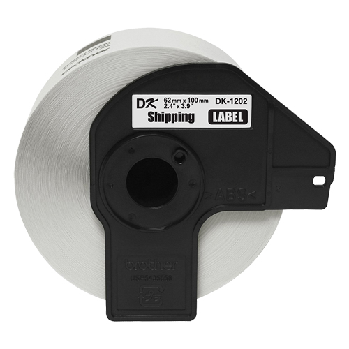 Tape Cartridge for P-touch&reg; Labeling System, 62 mm x 3-9/10", White Equipex