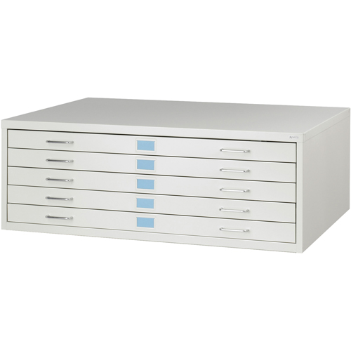 Classeurs pour classement &agrave; plat Facil, 5 Tiroirs, 46" la x 32" p x 16-3/8" h Equipex