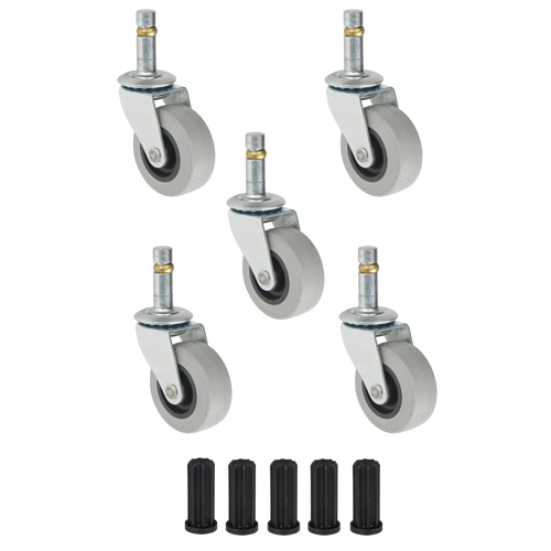 Steel Base Swivel Casters Equipex