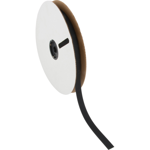 Bande d'attaches, Crochet, 50 vg x 1", Cousu, Noir Equipex