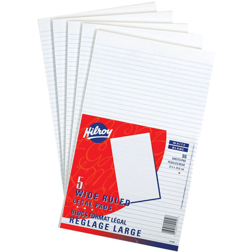 Tablettes de papier blanc Equipex