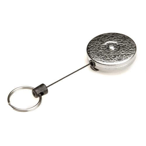 Original Self Retracting Reels #485-HDK, Chrome, 48" Cable, Belt Clip Attachment Equipex