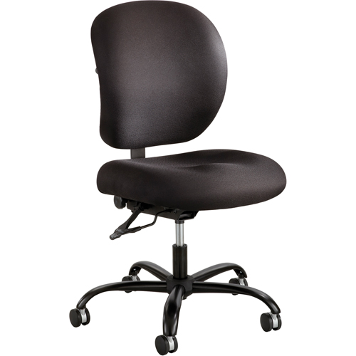 Chaises de travail pour usage intensif 24/7 Alday, Nylon, Noir, Capacit&eacute; 500 lb Equipex