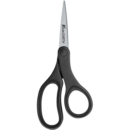 KleenEarth Hard Handle Scissors, 7", Rings Handle Equipex