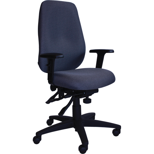 Chaises ergonomiques de s&eacute;rie petite Cierra, Tissu, Gris, Capacit&eacute; 300 lb Equipex