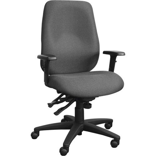 Chaises ergonomiques Cierra , Tissu, Gris, Capacit&eacute; 250 lb Equipex