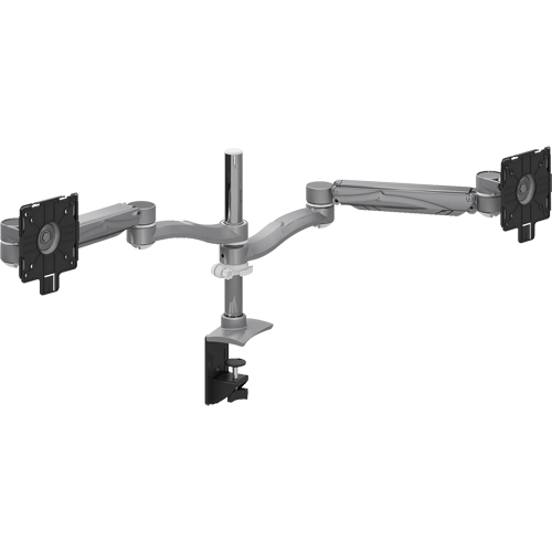 Bras de support pour &eacute;cran double &agrave; hauteur ajustable Equipex
