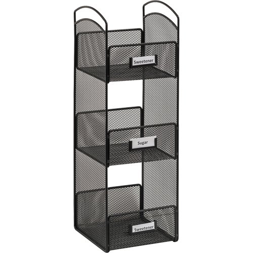 Onyx Tower Break Room Organizer Equipex