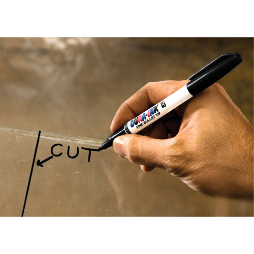 Dura-Ink&reg; #15 Permanent Marker, Fine, Silver Equipex